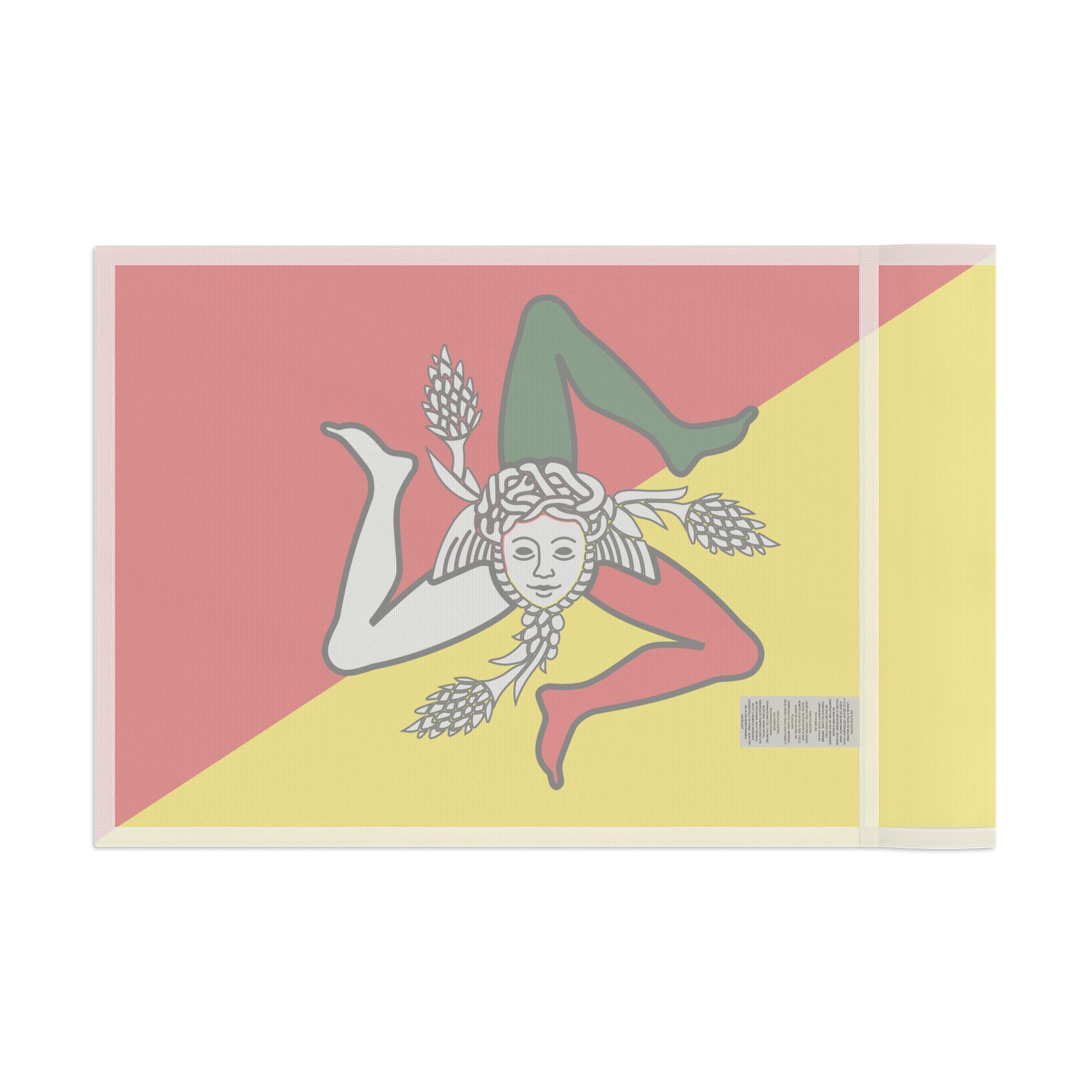 シチリアの旗: メドゥーサ トリナクリア、イタリアの家の装飾 - Etsy 日本