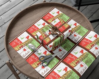 Italian Gift Wrap: Saluti Italy, Pisa Design
