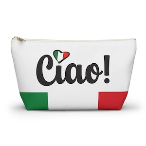 Italy Travel Bag, Personalized Italy Travel Bag, Italy Honeymoon Gift, Gift for Women, Ciao Italy Themed Gift, Italy Girl Trip, Italy Travel