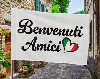 Breeze Decor Garten Flagge „Italian – Ciao“ – Doppelseitig, 33x47 Cm, Für Garten & Wand