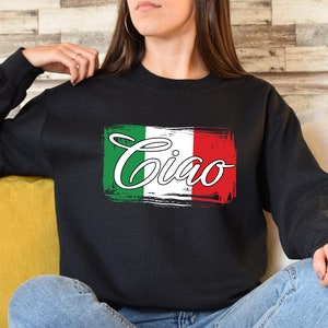 Ciao Sweatshirt, Italian Sweatshirt, Italy, Ciao, Unisex Heavy Blend™ Crewneck Sweatshirt, Italian Gift, gift for her, Gift for him