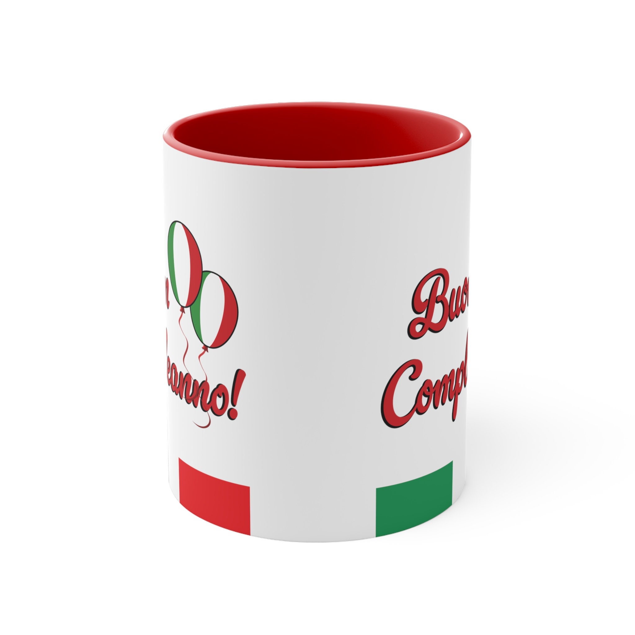 Italian Flag Coffee Mug - 11 Oz Ceramic, Dishwasher & Microwave Safe, Printed In USA, Perfect Gift For Coffee Lovers