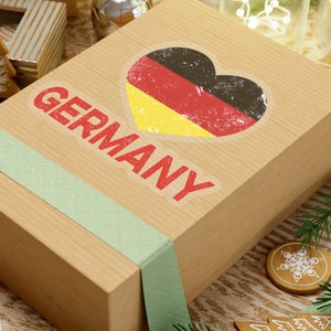 Germany Sticker, Germany Flag Kiss-Cut Stickers, German Sticker for laptop, gift for her, gift for him, Germany water bottle sticker