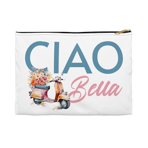 Ciao Bella Italian Travel Pouch: Personalized Accessory Organizer