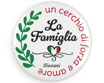 Famiglia Italiana, Magnete La Famiglia: Decorazione con la bandiera italiana, Cucina e Casa