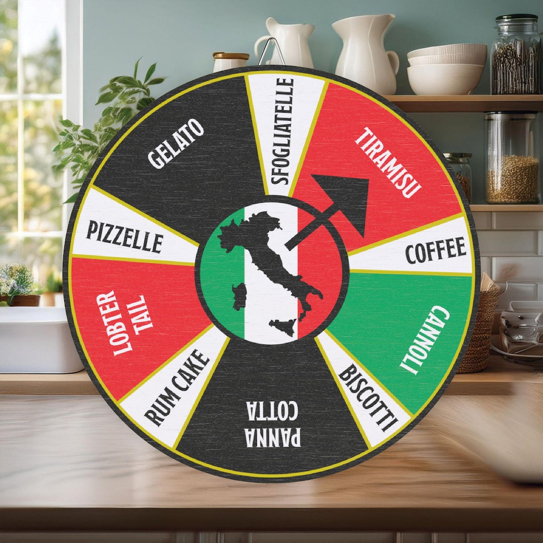 Italian Menu Sign Italian Cuisine Wooden Sign: Rustic Kitchen Wheel Art - Etsy