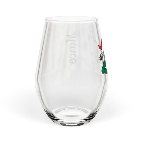 シチリア トリナクリア ステムレス ワイングラス：パーソナライズされ