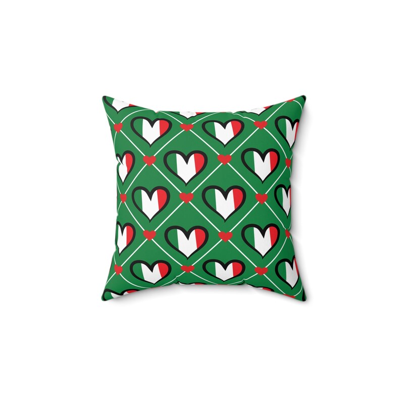 Italian Home Decor Pillow, Italy Spun Polyester Square Pillow, Italian