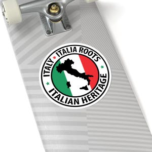 Adesivo del patrimonio italiano: sigillo della bandiera italiana - Laptop, telefono