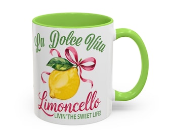 Taza de Limoncello: Coqueta de Limón La Dolce Vita personalizada
