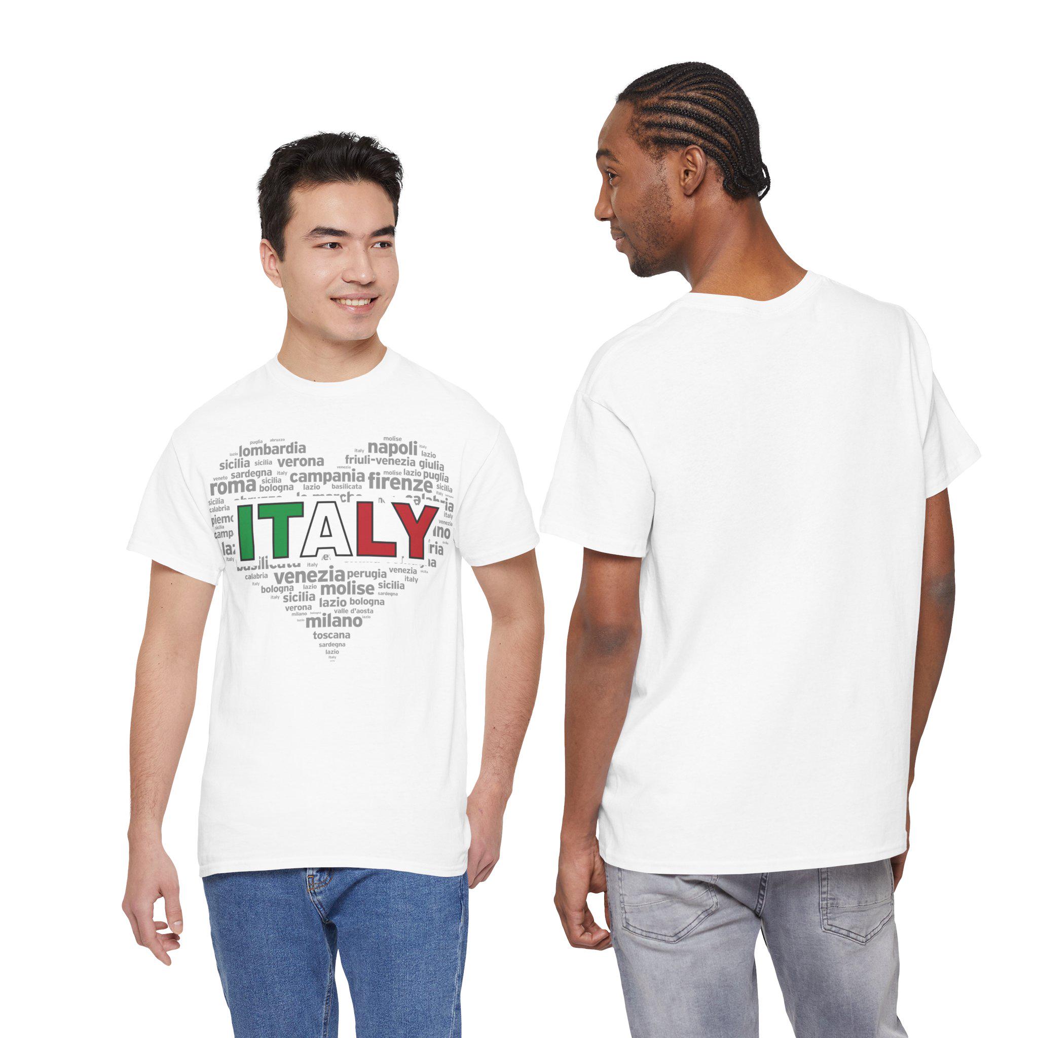 T-shirt donna orgoglio patrimonio paese italia
