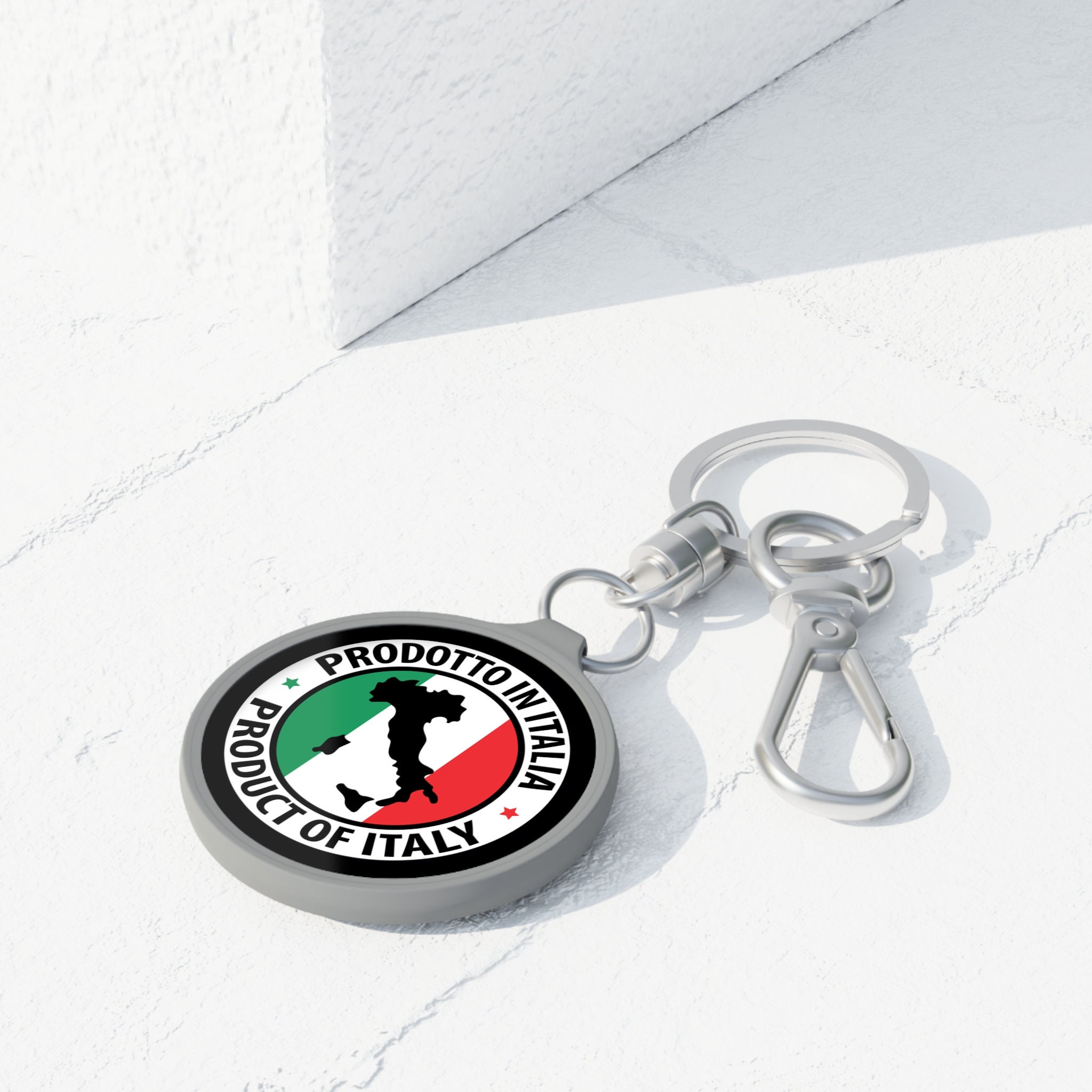 Porte-clés Italien Souvenir Porte-clés Italien Collection - Fabriqué En Italie - Symbole Tricolore - Cadeau Souvenir Unisexe Lizzo Keychain