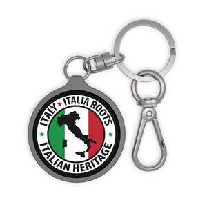 Italian Keychain, Italy Key ring, Italia Roots Key Tag, Italian Keyring, Gift for her, Gift for him, Gift for friend, Italian flag Boot