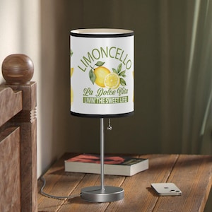 Limoncello Lemon Table Lamp: Italian Home Decor