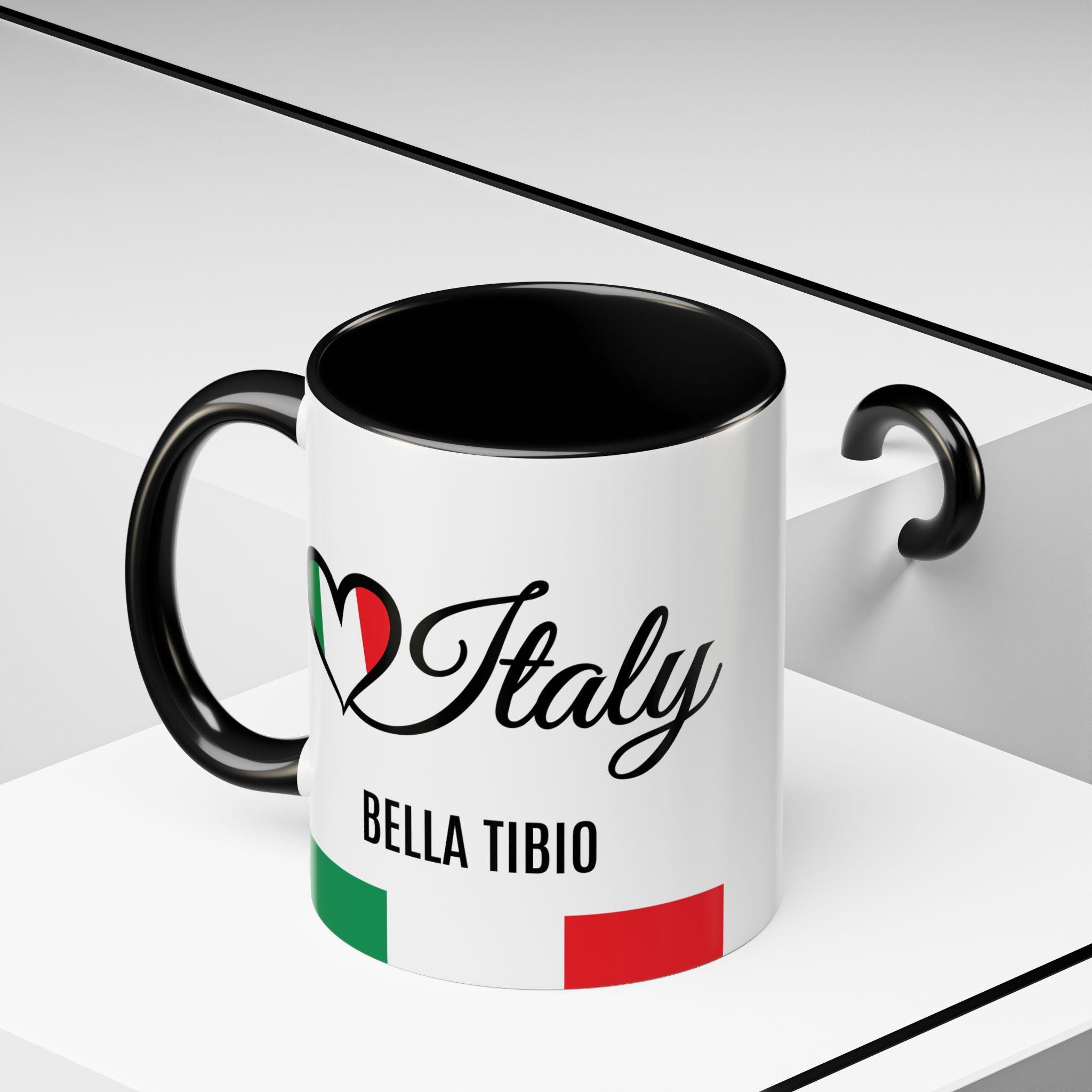 イタリア国旗コーヒーマグ：イタリアのお土産ギフト、11オンス - Etsy 日本
