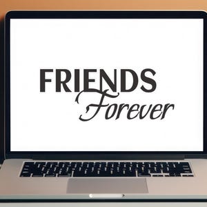 Digitale download vriend, sticker BFF, sticker Best Friends Forever, sticker. PNG, SVG