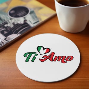 Italian Digital Download, Ti amo, Italian Flag Heart, PNG, SVG, decal, sticker, sign. Italian Digital Art, mugs, t-shirt design