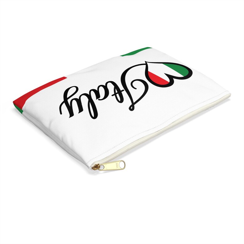Italian Accessory Pouch Gift for Italian, Italy Cosmetic Bag, Italy