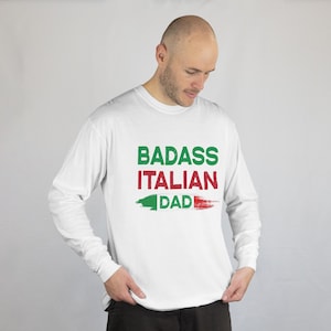 Italian Digital Download, Badass Italian Dad, Italy decal, sticker, tshirt design Italian Dad, Badass PNG, SVG