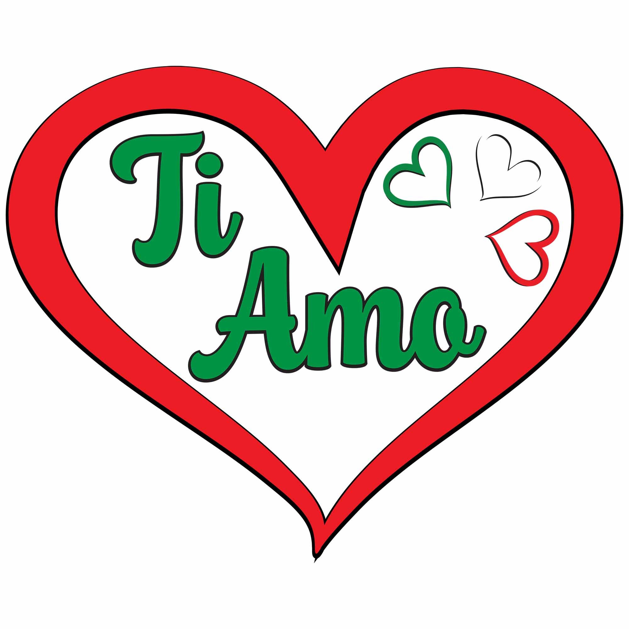 SVG Digital Download Italy Italian Saying Ti Amo, Instant Download, PNG, Decal, Sticker, Tshirt