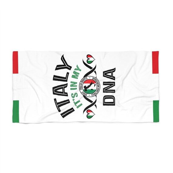 Serviette De Plage Microfibre – Drapeau Italie Sardaigne, 80x160 Cm, Anti-sable