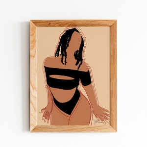 Chloe Bailey Chloe x Halle Fan Art Digital Illustration Print