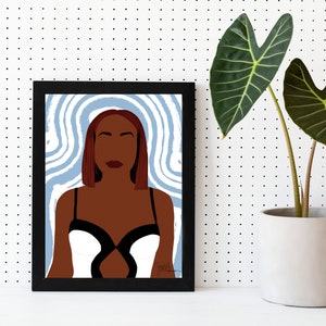 Issa Rae Emmy Awards 2022 - Fan Art Digital Illustration Print