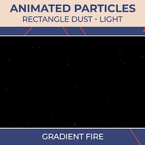 Puede incluir: Partículas animadas en forma de rectángulo, con un efecto de fuego degradado. El fondo es negro con un brillo rojo-naranja sutil y ligero.
