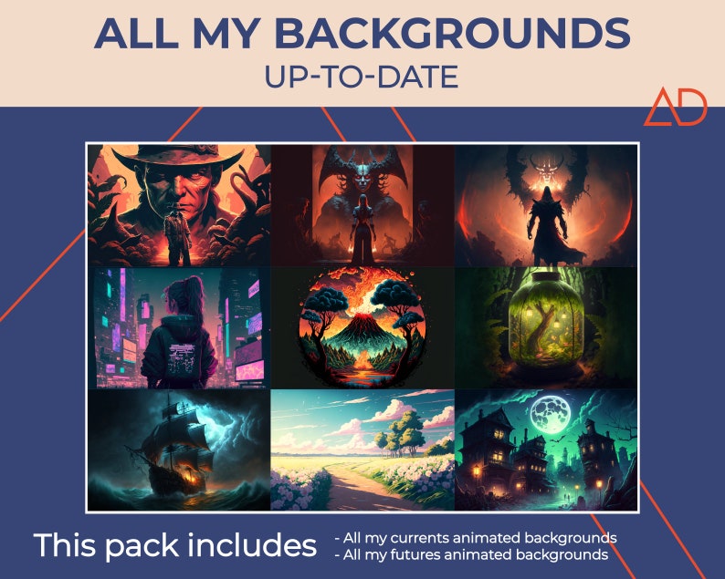 Animated Backgrounds - All My Works - Etsy