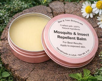 Natural Insect Repellent Balm – DEET-Free, Handmade with Essential Oils