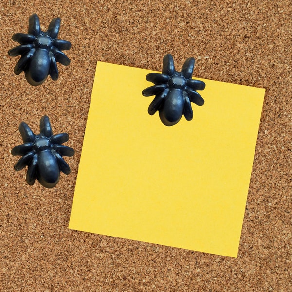 Decorative Spider thumbtacks for Spooky Decor and Halloween | Gothic Style Epoxy Push Pins