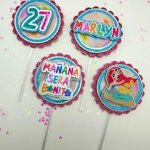 Karol G Cupcake Toppers Mañana Sera Bonito Party Karol G Birthday Bichota Party Karol G Party Decor Decorations