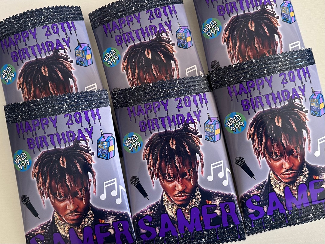 Juice Wrld Chip Bags Juice Wrld Birthday Etsy