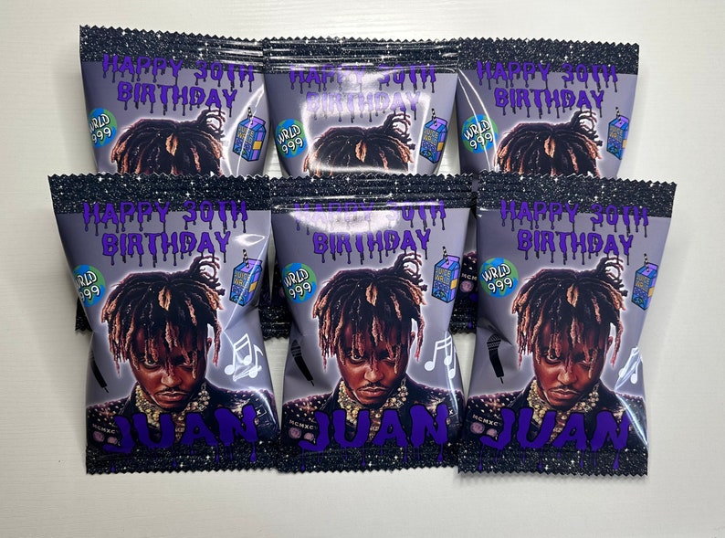 Juice Wrld Chip Bags Juice Wrld Birthday Etsy Australia
