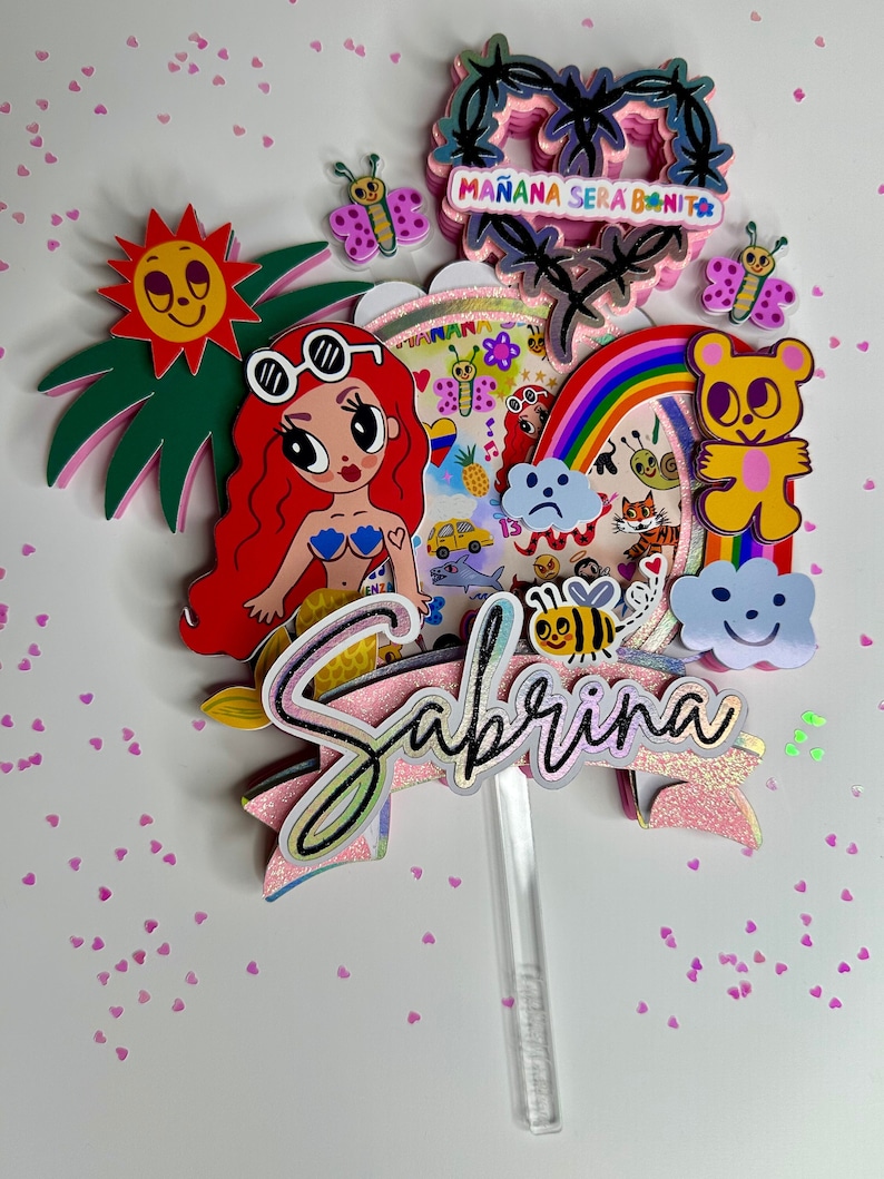 Karol G Cake Topper Karol G Birthday Mañana Sera Bonito Party