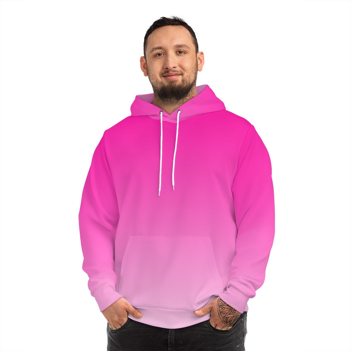 Faded pink hoodie sale