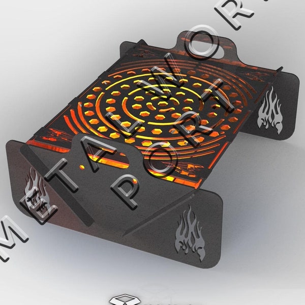 Barbeque Fire Pit Dxf, Outdoor Fire Box, Collapsible Fire Pit, bbq, Laser cut, Dxf Laser project, Dxf Files For Plasma, Laser Cut, Vector