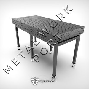 Welding Table DXF File: 6mm Laser Cut Project (Digital File)