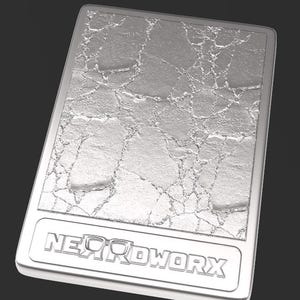Dry Brush Texture Palette - 3D Resin Printed - Compact size