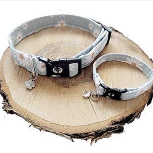 Friendship Collar with Matching Bracelet Set, Pet Neck Wear, Collar and Bracelet, Dog Collar Bracelet, Dog Collar Matching,  Pet Accessories