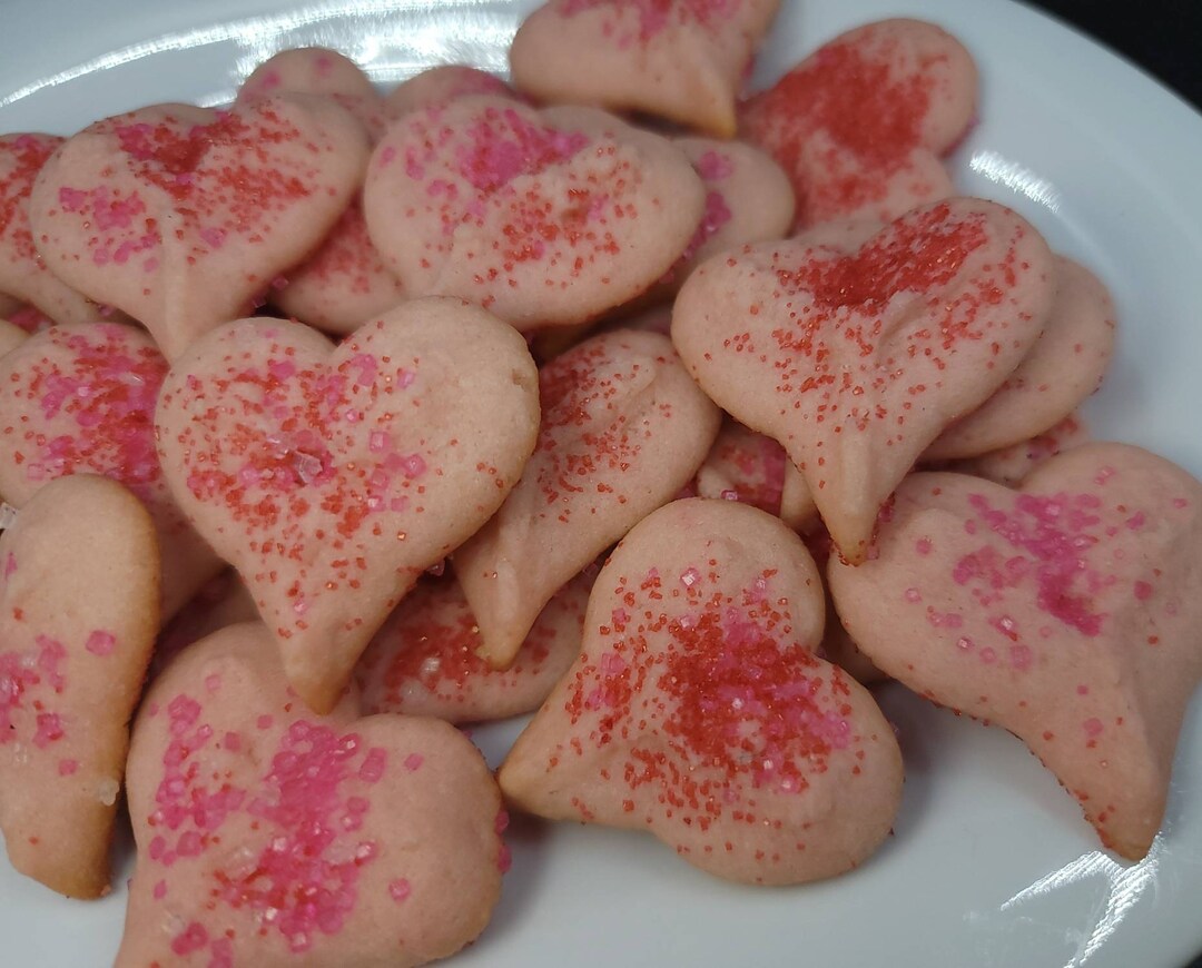 Valentine's Day Cookies Mother's Day Spritz Cookies Etsy