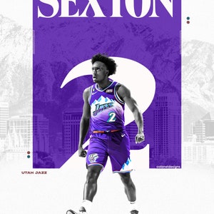 Collin Sexton Signed Utah Jazz Jersey PSA DNA Coa Autographed
