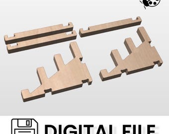 Three Cutting Board Display Stand / CNC File / pdf svg & dxf files / Craft Fair / Display