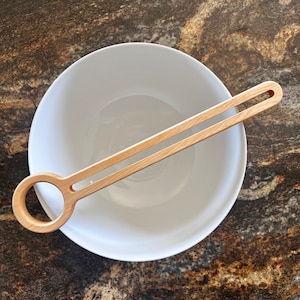 All Natural Wooden Danish Dough/Egg Whisk