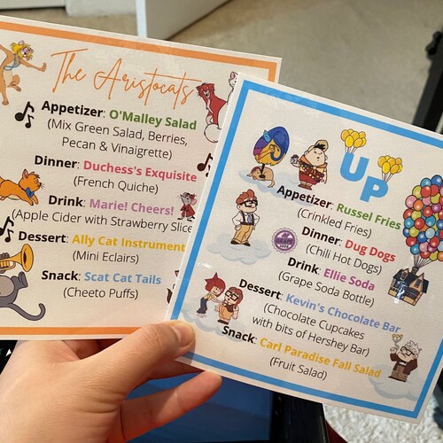 38 Dinner and a Movie Menus Dinner Date Ideas Family Etsy