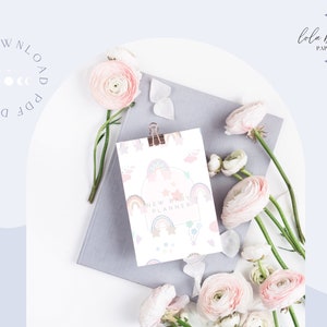 New Baby PDF Planner,Newborn Planner, Newborn Log,Sleep Tracker, Baby Planner, Newborn Printable PDF,Newborn feeding tracker,New Mom Planner