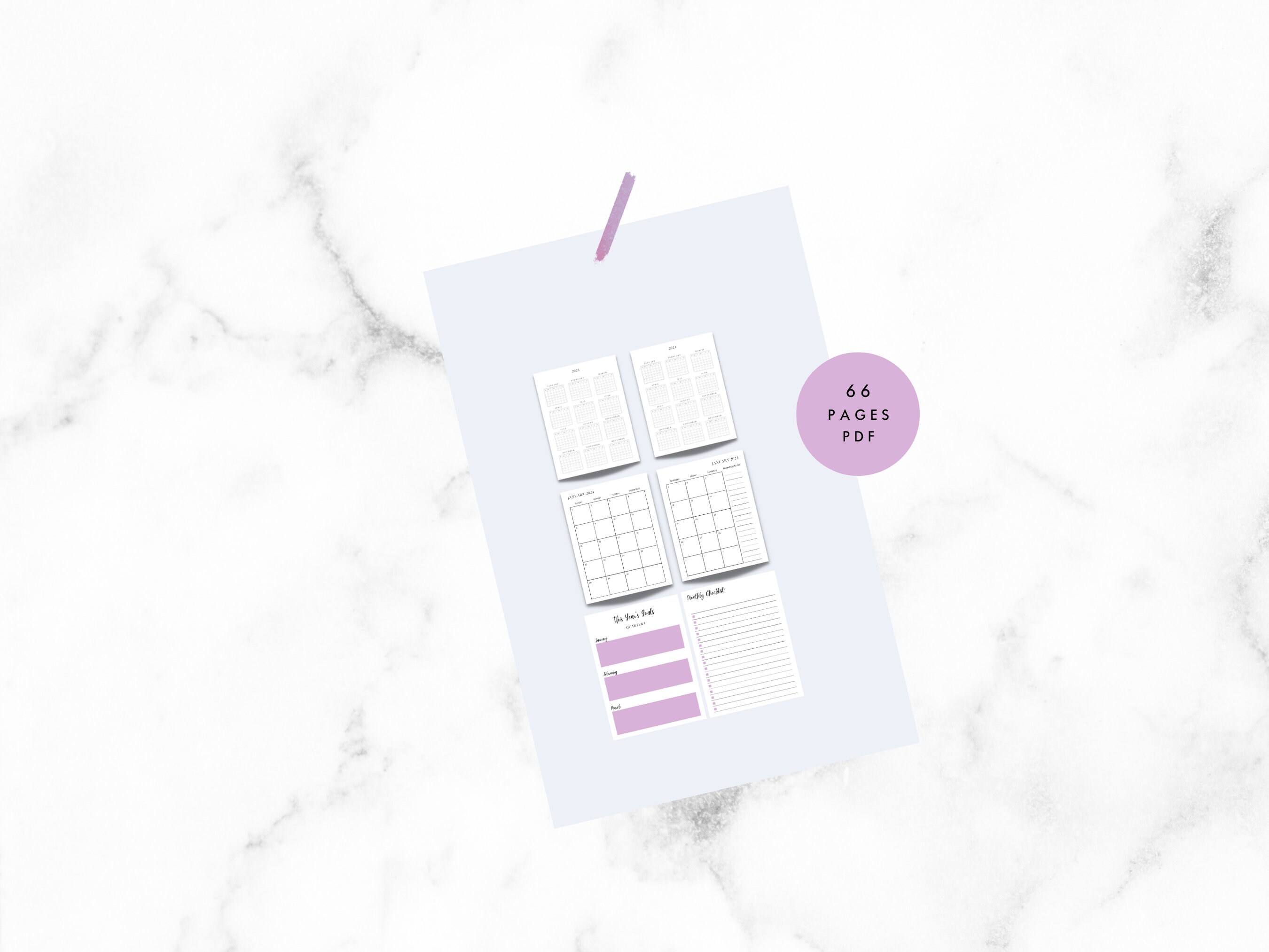 2023 2024 printable planner pdf 2023 calendar calendars and planners 