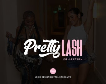 May include: Two women pose in a hallway, one holding a purse. The text "Pretty Lash Collection" is written in white and pink letters on a black background.