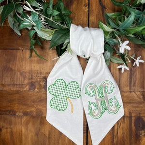 St. Patricks Day Wreath Sash image 3