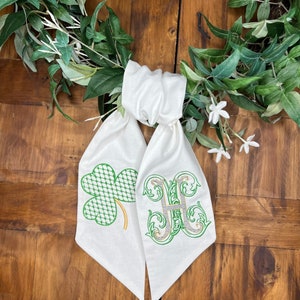 St. Patricks Day Wreath Sash image 1